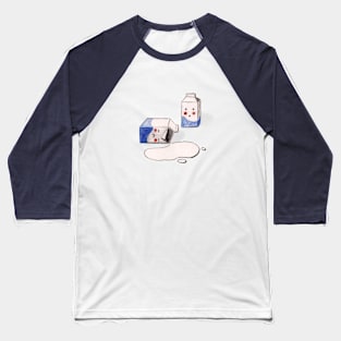 WallHello - Spilled Milk Baseball T-Shirt